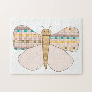 Unique Art Puzzle - Butterfly #4 - Erin Brie Art