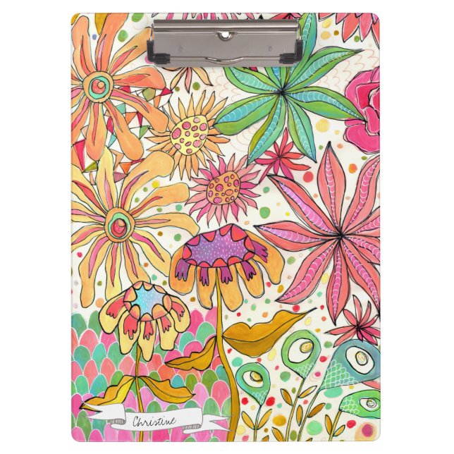 Unique Artist Art Painting Personalised Clipboard (Front)