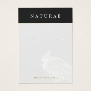 Unique Artistic Bird Earring Jewellery Display