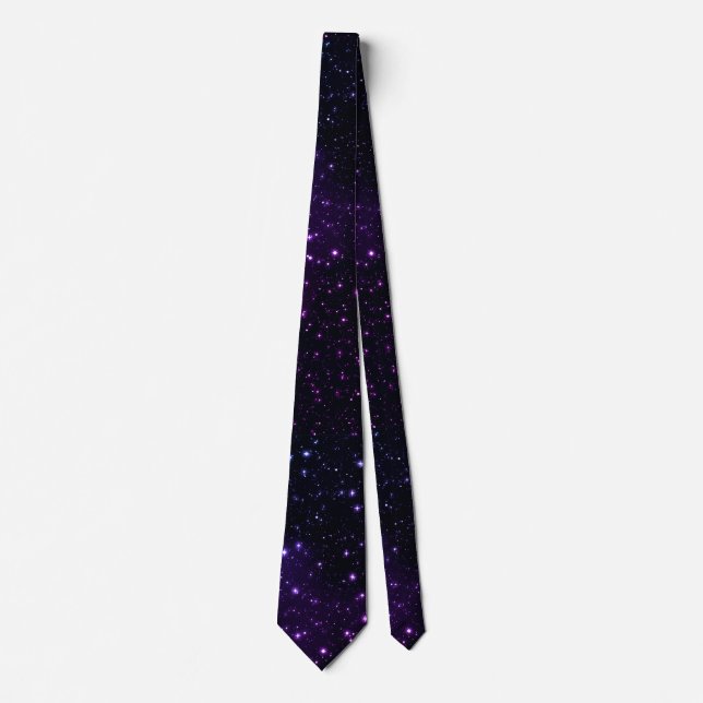 Unique Astronomy Lover Space Stars Galaxy Nebula  Tie (Front)