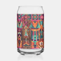 Unique Azure "Legacy of the Sun Empire" Can Glass