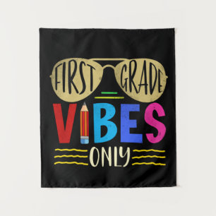 Unique Baby Boys 1st Grade Vibes Back to School Tapestry