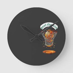 Unique basketball lover gifts peel the win round clock