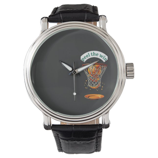 Unique basketball lover gifts peel the win watch (Front)