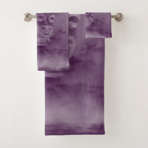 unique, beautiful, colourful, painted pattern a gr bath towel set