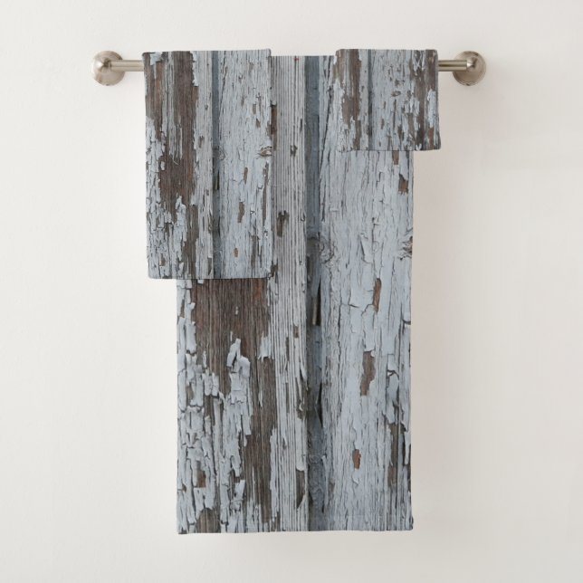 unique, beautiful, colourful, painted pattern a gr bath towel set (Insitu)