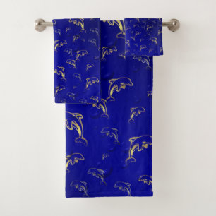unique, beautiful, colourful, painted pattern a gr bath towel set