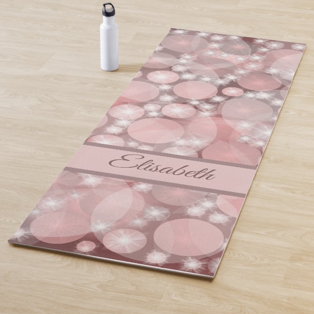 unique, beautiful, colourful, painted pattern a gr yoga mat (In Situ)