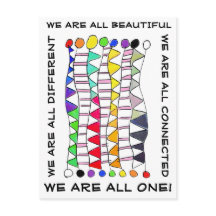 Unique beautiful & one diversity celebration