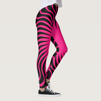 Unique beautiful zebra pattern design leggings