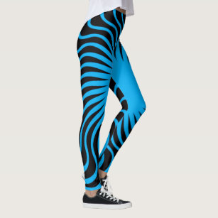Unique beautiful zebra pattern design leggings