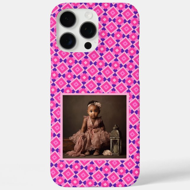 Unique Best Friend Gifts Square Pattern  Case-Mate iPhone Case (Back)