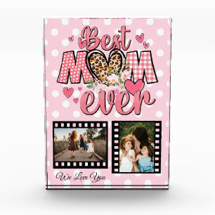 Unique Best Mum Ever Custom Photo Collage