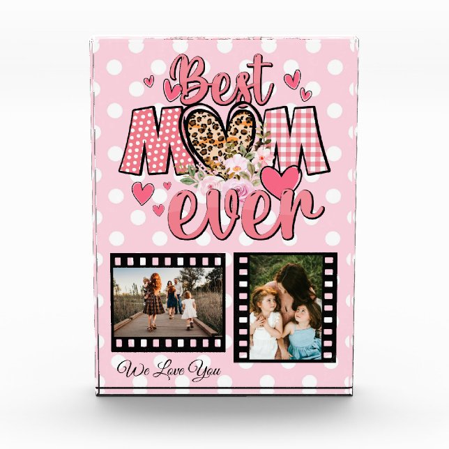 Unique Best Mum Ever Custom Photo Collage (Front)