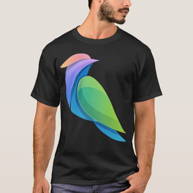 Unique Bird family T-Shirt (Front)
