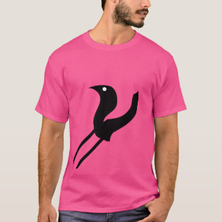 Unique Bird Inspired Abstract Design T-Shirt