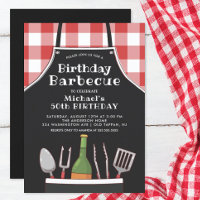 Unique Birthday Barbecue Invitation