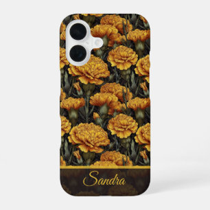 Unique Birthday Gift Carnation Flower Name iPhone 16 Case