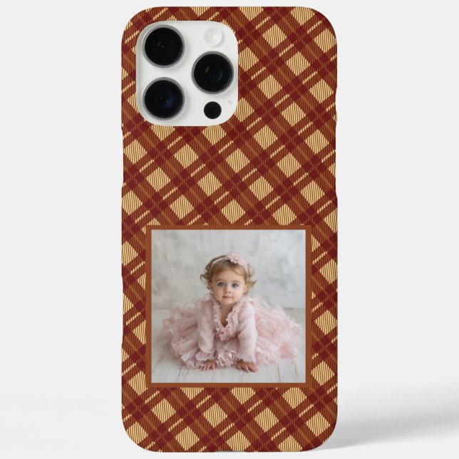 Unique Birthday Gift Ideas Plaid Gingham  Case-Mate iPhone Case (Back)