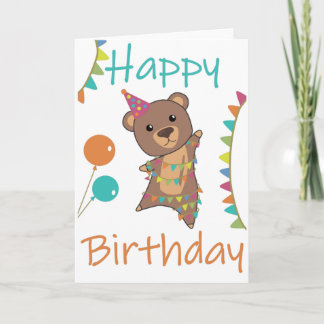 Unique Birthday Wishes Happy Birthday To You Bear  Card