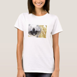 Unique Black and White Cat T-Shirt
