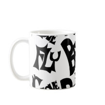 Unique Black and White Mug Motivational "Be Bold"