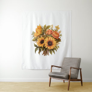 Unique black Design for white Lovers Tapestry