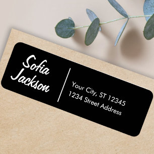 Unique Black Name Topography Return address