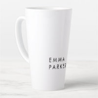 Unique Black White Trendy Add Your Name