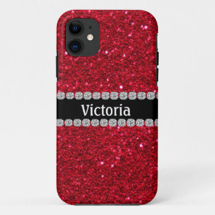 Unique BLING RUBY RED IPHONE  5 Case