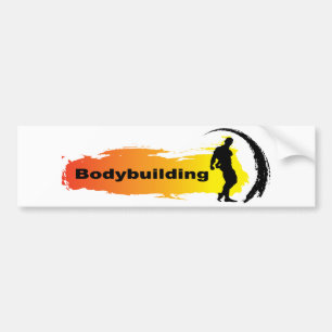 Unique Bodybuilding Bumper Sticker