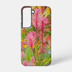 Unique Botanical Pink Kangaroo Paw Flower Samsung Galaxy Case