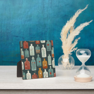 unique bottle art plaque