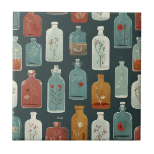 unique bottle art tile