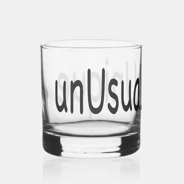 Unique Bourbon Lover Whiskey Glass (Front)
