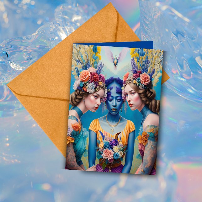 Unique Bridesmaid Proposal AI Art Whimsical Card (Creator Uploaded)