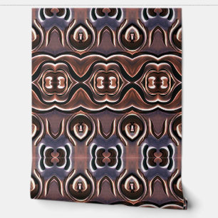 Unique brown embossing art "Ratti_Creative_Arts" Wallpaper