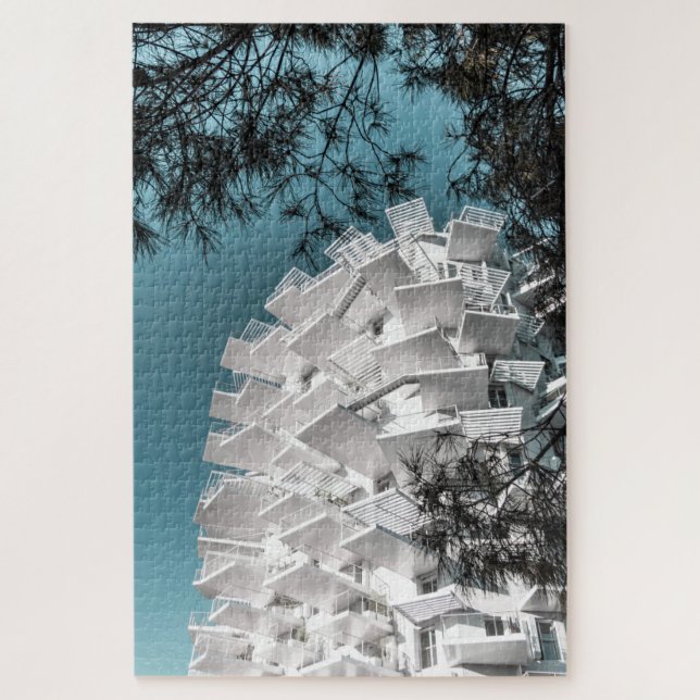 Unique brutalist architecture 1000 pieces adult jigsaw puzzle (Vertical)