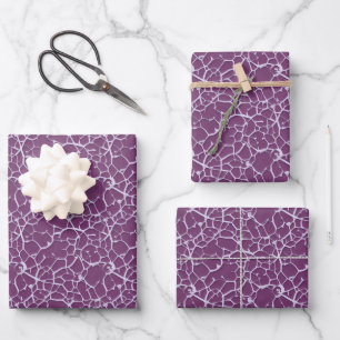 Unique Burgundy Neuron & Neural Fibre Design Wrapping Paper Sheet