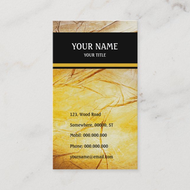 Unique Business Card (Front)