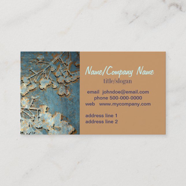 unique business cards original photo art (Front)