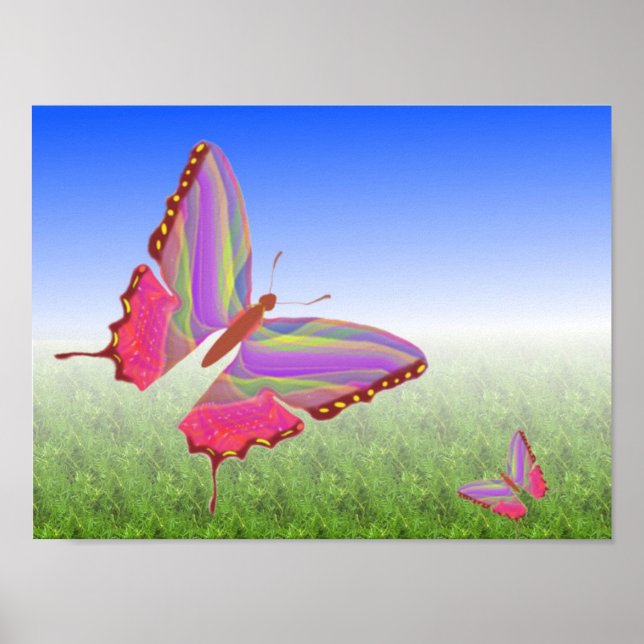 Unique Butterfly Poster (Front)