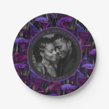 Unique Calle Lilies Plates For Wedding Memories