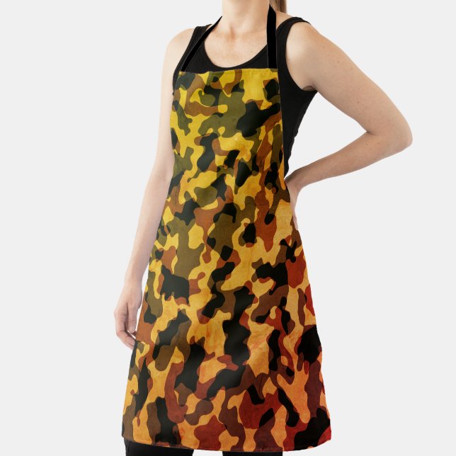 Unique Camouflage Design Camo Grilling Apron (Insitu)
