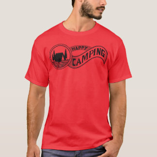 Unique camping design vintage T-Shirt