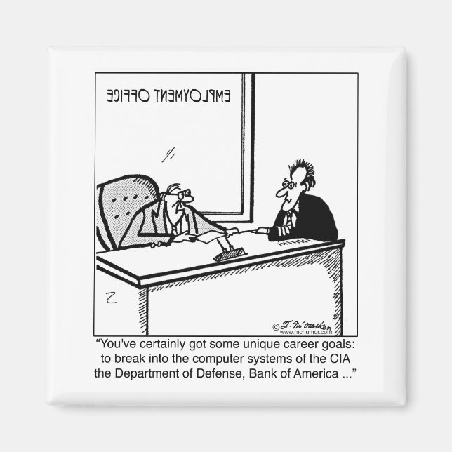 Unique Career Goals Magnet (Front)