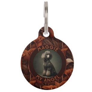Unique Cat Owner Gift Calla Lilies Pet Tag