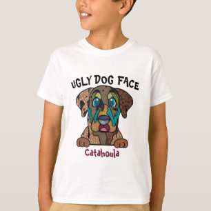 Unique Catahoula ugly dog face T-Shirt