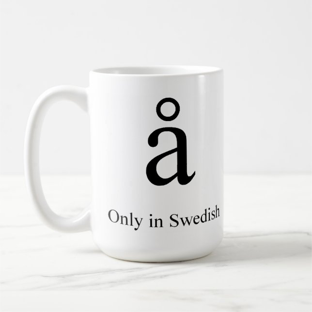 Unique Character Coffee Mug (Left)