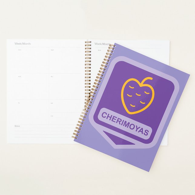 Unique Cherimoya Fruit Graphic Customisable  Planner (Creator Uploaded)